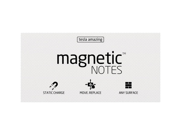 Magnetic Notes / Size-L / Transparent