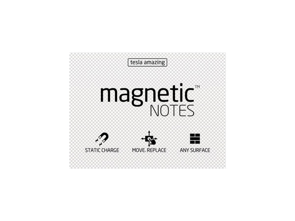 Magnetic Notes / Size-M / Transparent